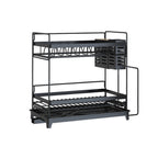 Estante Organizador y Secador de Platos de Acero Inoxidable