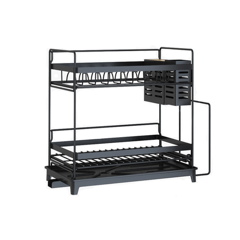 Estante Organizador y Secador de Platos de Acero Inoxidable