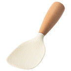 1Pcs Silicone Spoon Non-Stick Cooking Spoon Anti-Scalding Pot Rice High-Temperature-Resistant Spoon Durable Kitchen Gadgets