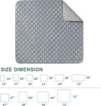 Reusable Washable Pee Pads for Dogs Large/Extra Large 36'' X 41'' 2 Pack, Absorbent Pet Puppy Dog Training Pads Non-Slip, Waterproof Whelping Potty Pads for Dogs Leak-Proof