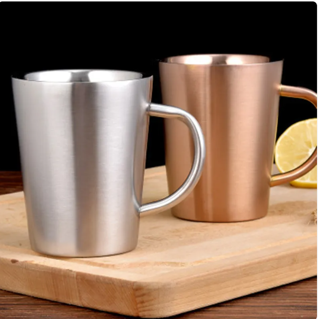 Taza Aislada Doble Pared de Acero Inoxidable 304