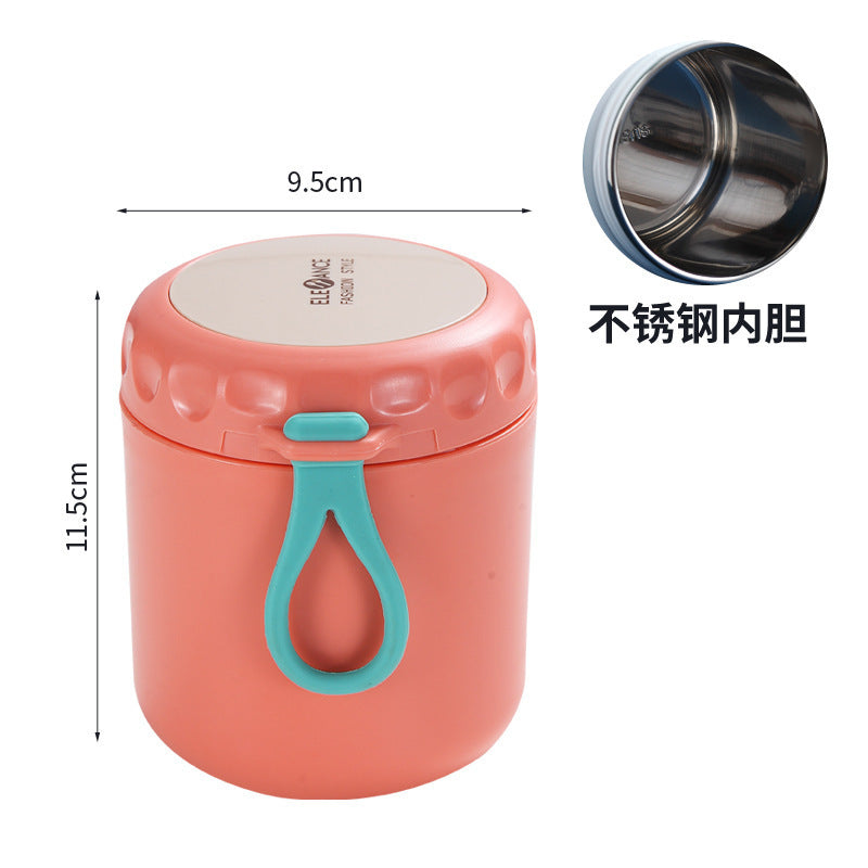 304 Stainless Steel Breakfast Soup Cup for Lunchbox