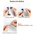 Mini Lámpara LED Portátil para Escritorio con Protección para los Ojos
