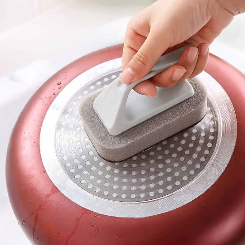 Cepillo para ollas con mango de 1 PC para limpieza de grasa en la cocina