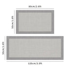 2-Pack Durable Kitchen Floor Mats, Non-Slip & Waterproof