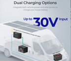 Renogy DCC30S 30A DC-DC Battery Charger with MPPT and Bluetooth Monitoring