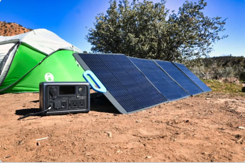 BLUETTI PV200 200W Foldable Solar Panel – Portable Solar Charger for Power Stations, RVs & Camping
