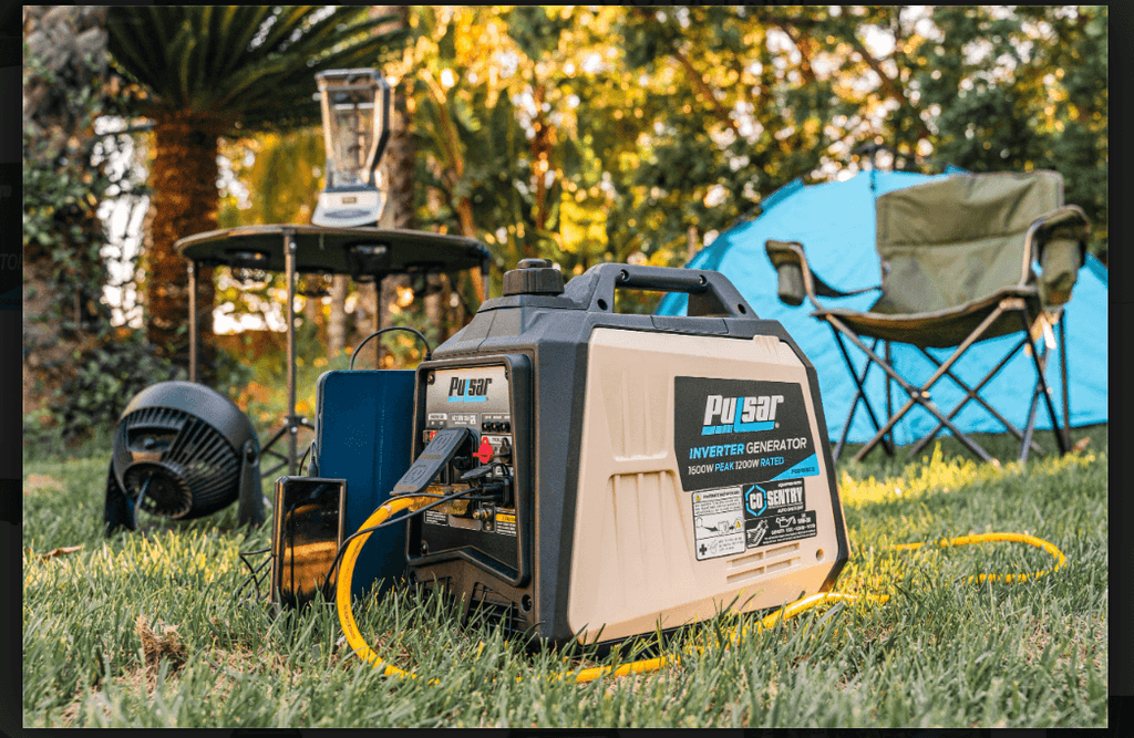 Pulsar PGD16iSCO 1600W Ultra-Light Portable Gas Inverter Generator with CO Sensor