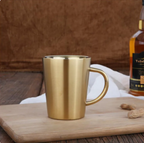 Taza Aislada Doble Pared de Acero Inoxidable 304
