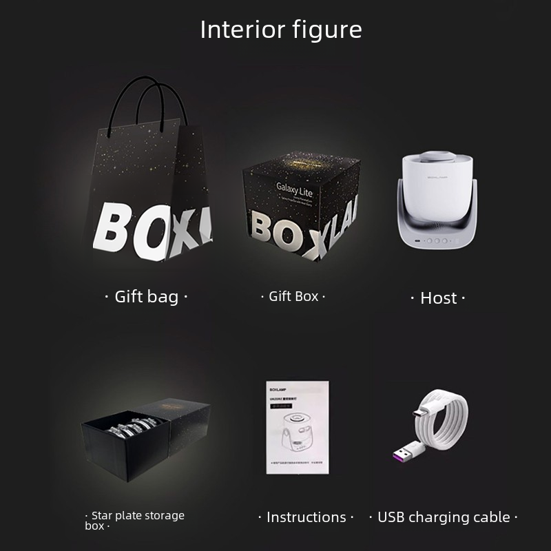 Proyector Lámpara Cielo Estrellado BOXLAMP para Regalos Románticos
