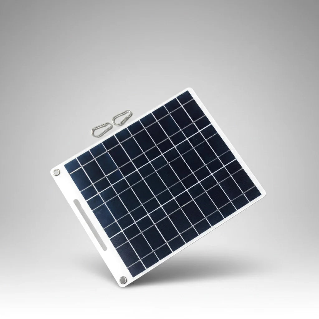 EESBAO 100W Waterproof Portable Solar Panel 5V Dual USB Solar Charger for Camping & Outdoor Devices